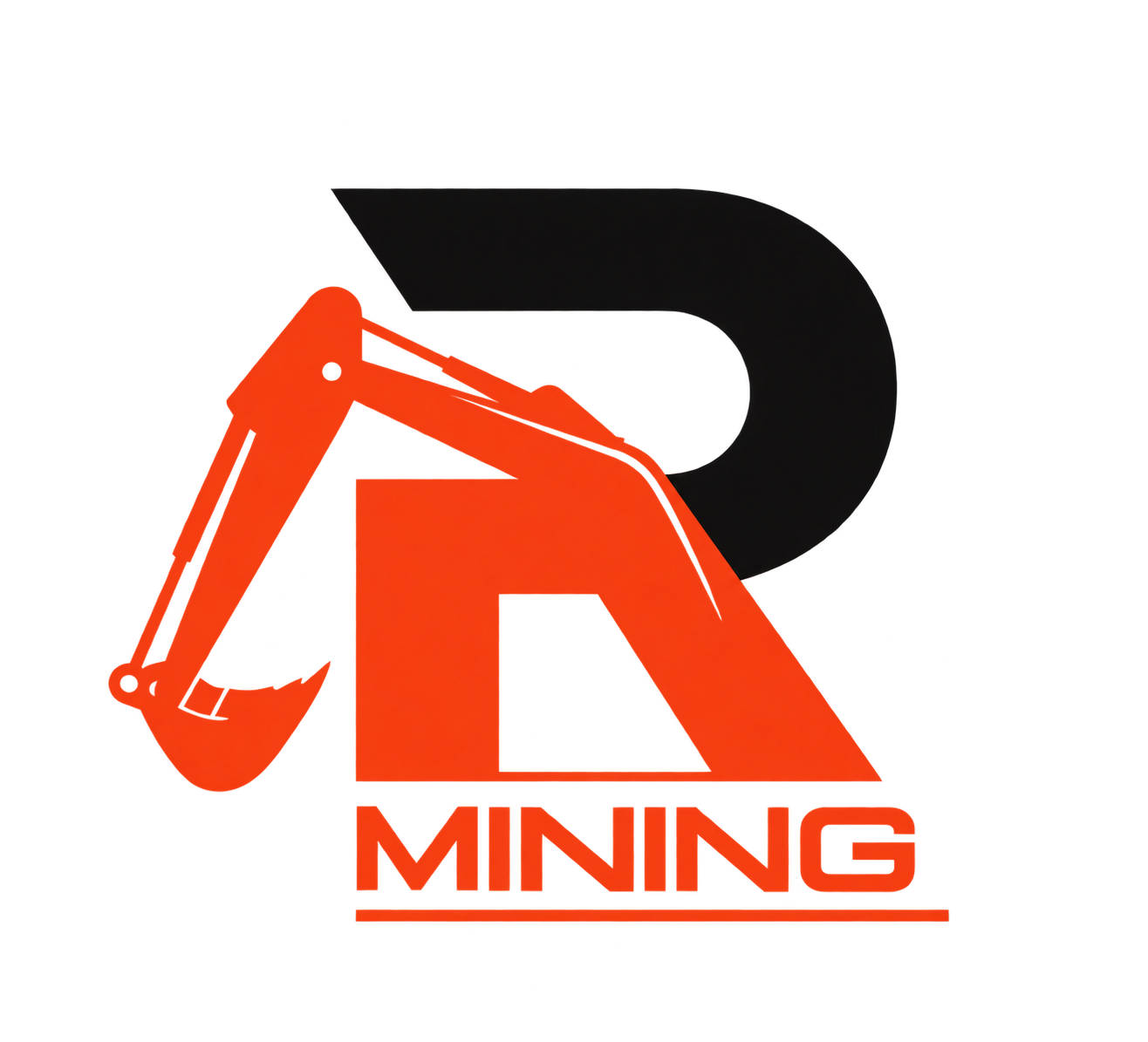 R-Mining excavator logo